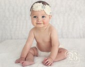 Baby Headband and bloomers....ON SALE...  headband and coordinating bloomers....Newborn headbands.... infant toddler