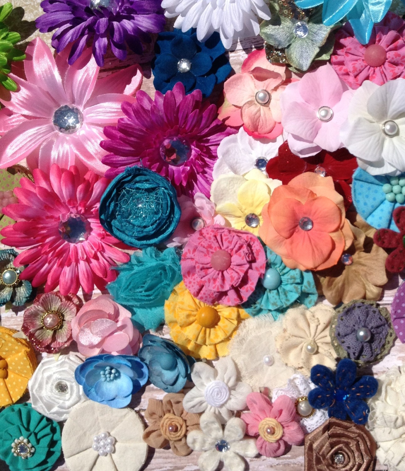 Headbands..Flowers...Hair clips...CLEARANCE SALE..Ultimate Grab bag..20 pieces...Best Deal..baby headbands