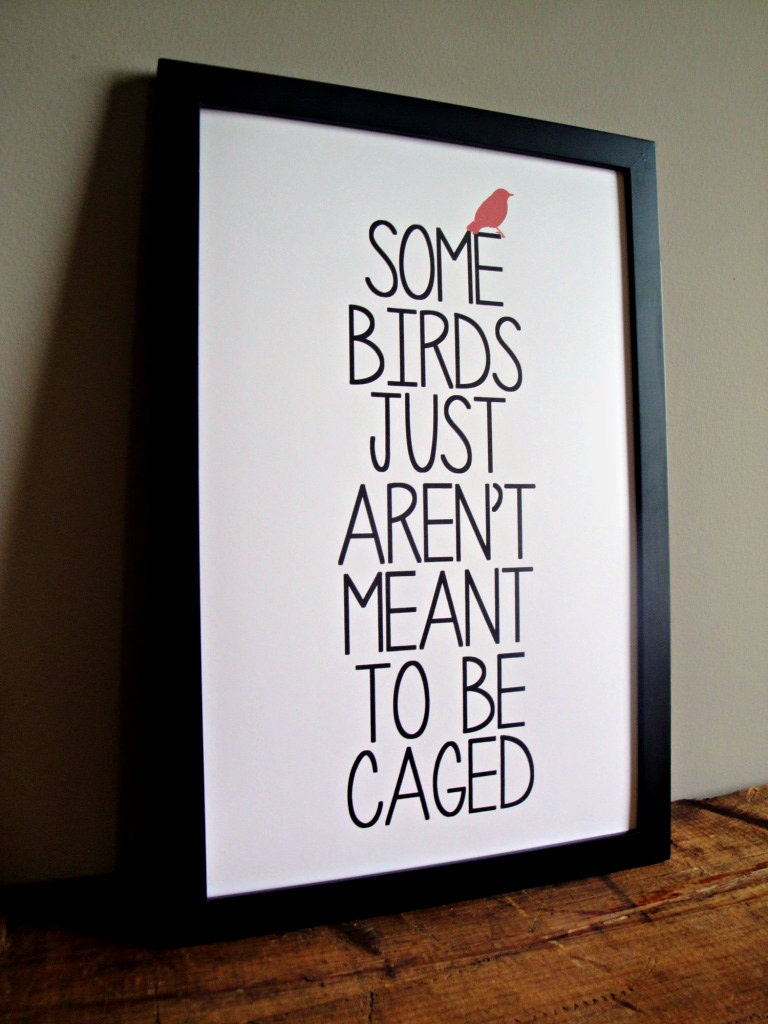 Some Birds... FRAMED Print - 11x17