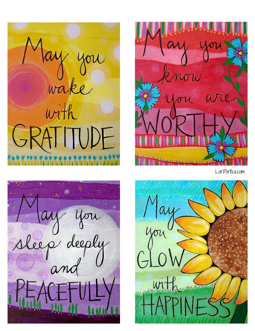 Prayer Flag Cards :  Greeting Card Collection of 6