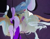 Giclée print (8.5x11) - Deep Purple 1