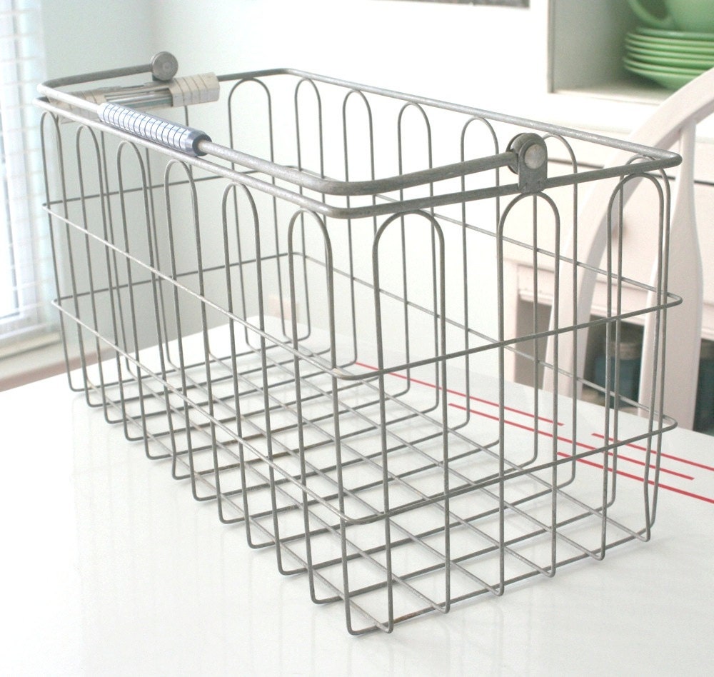Vintage Wire Egg Basket