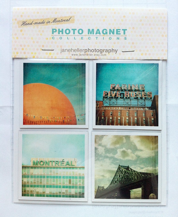 Montreal Landmarks - Photo Magnet gift Set