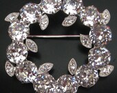 vintage Eisenberg Ice brooch stunning sparkle