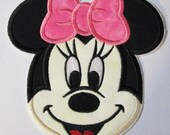 Iron On Applique - Smiling Girl Mouse