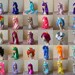 Unicorn horse tail - White costume clip on unicorn horse pony tail - the last unicorn - amalthea - acorna
