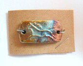 Small Raku Fired Clay Curved Link Spirit Horse Finding