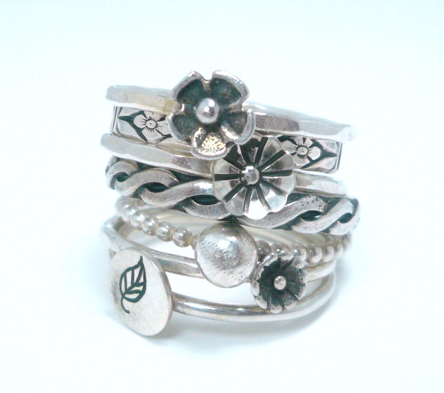 Sterling Silver Stacking Ring -  Create Your Own Stack