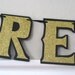 HAPPY RETIREMENT Banner - Gold Glitter on Black