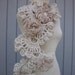 sea shell pastel scarf