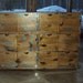 TV Cabinet 48 Inch wide 36 Tall Dresser Cabinet Old Barn Wood Look Entertainment Center bookcase Primitive Storage Bench Sideboard Buffet