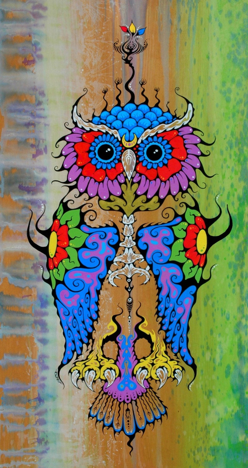 OWL SPIRIT  11 X 17 Giclee Print