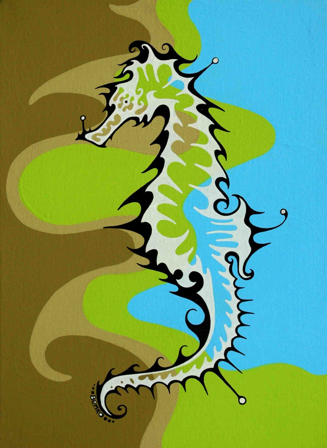 Sea Horse II   11 X 17 print