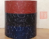 zwillinge - washi paper masking tape - cuckoo script - set of 3 - 18mm