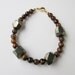 Tiger Eye. Pyrite. Chunky Stone Bracelet. Arm Candy. Neutral Stones. Earth Tones.