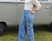 Vintage High Waist Wide Leg Bell Bottom Jeans