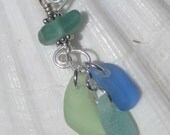 Sea Glass Necklace - Windchime Pastel Seaglass Necklace