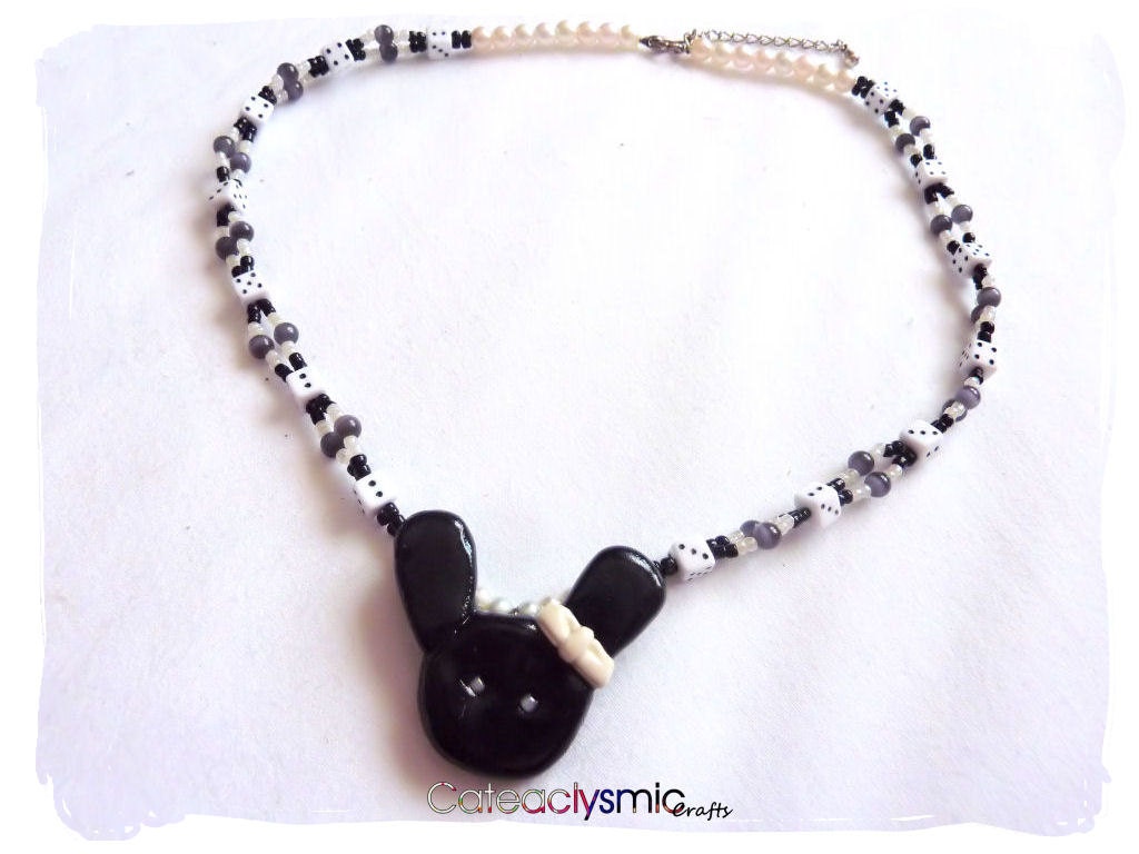 Gothic Bunny Rabbit Necklace