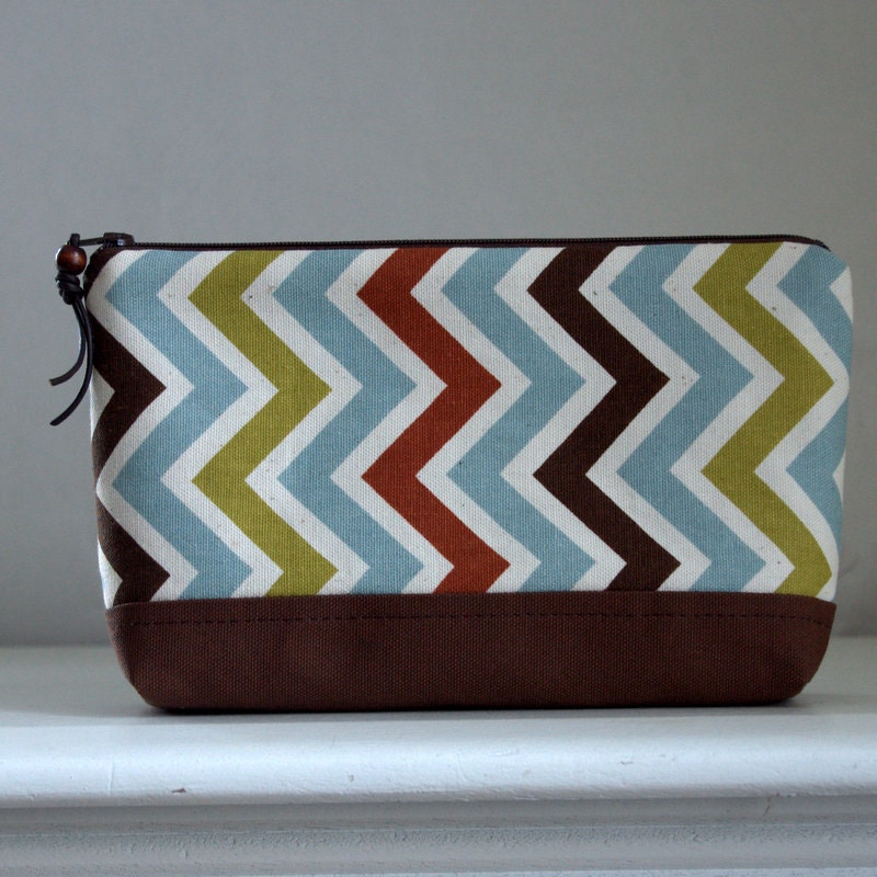 Zoom Zoom Wide Padded Zipper Pouch Gadget Case Cosmetics Bag - READY TO SHIP