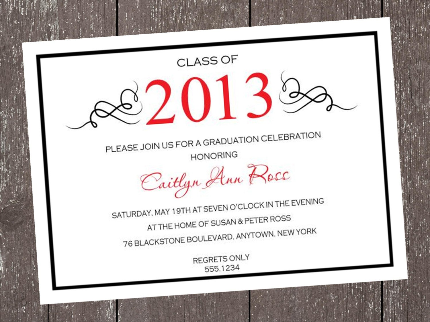 Graduation Party, Announcement Invitation - Any Color Il_570xn