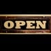 Custom Handmade Wood and Neon OPEN Sign - Wall Mount