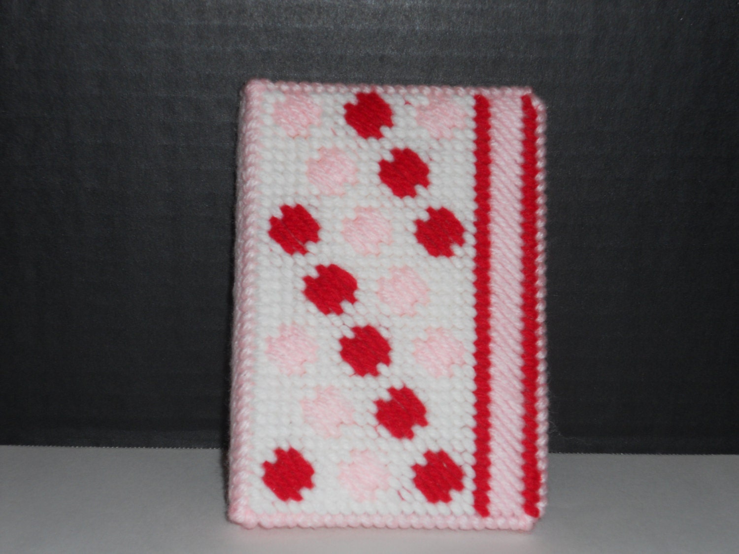 Plastic Canvas Polka Dot Memo Pad Covers