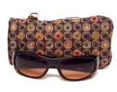 Sunglass or Eyeglass case AUTUMN DOTS