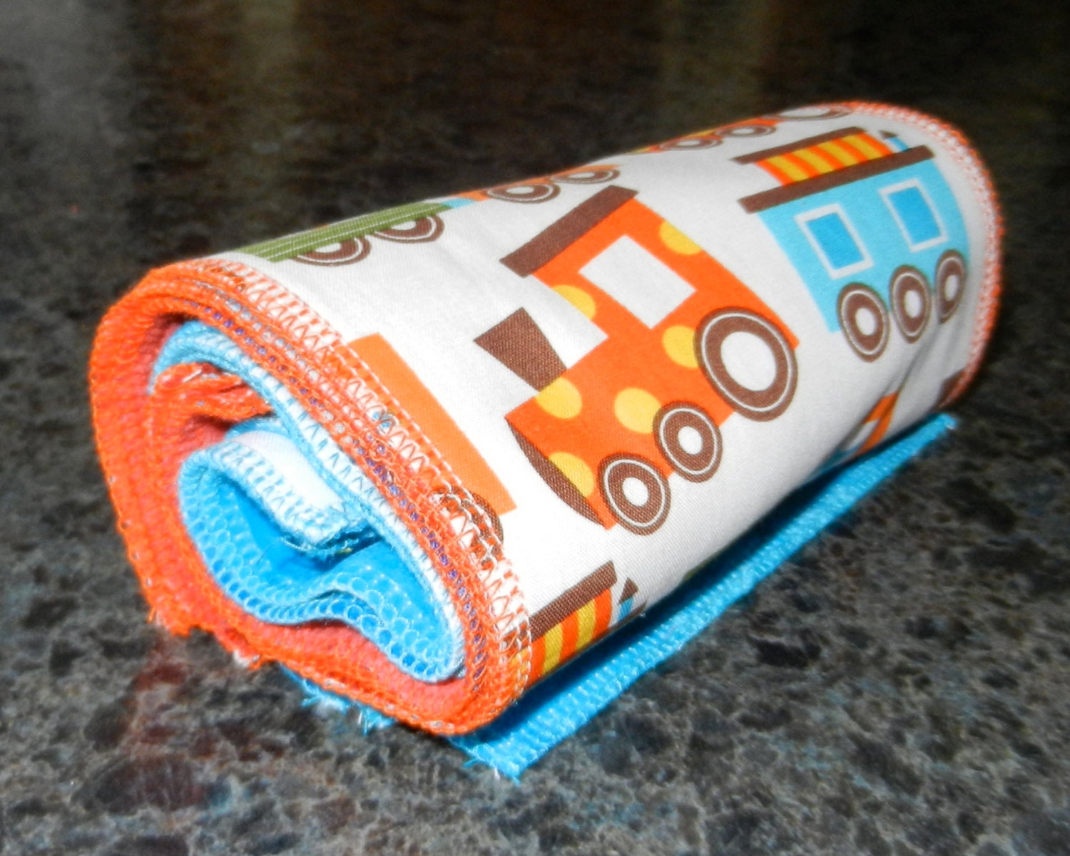 Washies Wash Cloth Set of 7 Wipes - Assorted Boy Prints