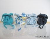Wedding Favor Bags, crochet set of 20 or more, party favor bags, gift bags, MADE TO ORDER.