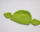 Yoda hat crocheted baby hat photo prop Star Wars hat