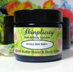 Arnica Skin Balm - Muscle Rescue - Natural Organic Salve - First Aid Healing Balm - 2 oz