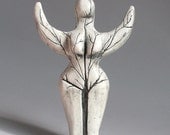 Soda Fired Tree Goddess