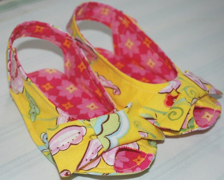 Cutie pie peep toes shoes for infants up to size 13 to match her favorite dress