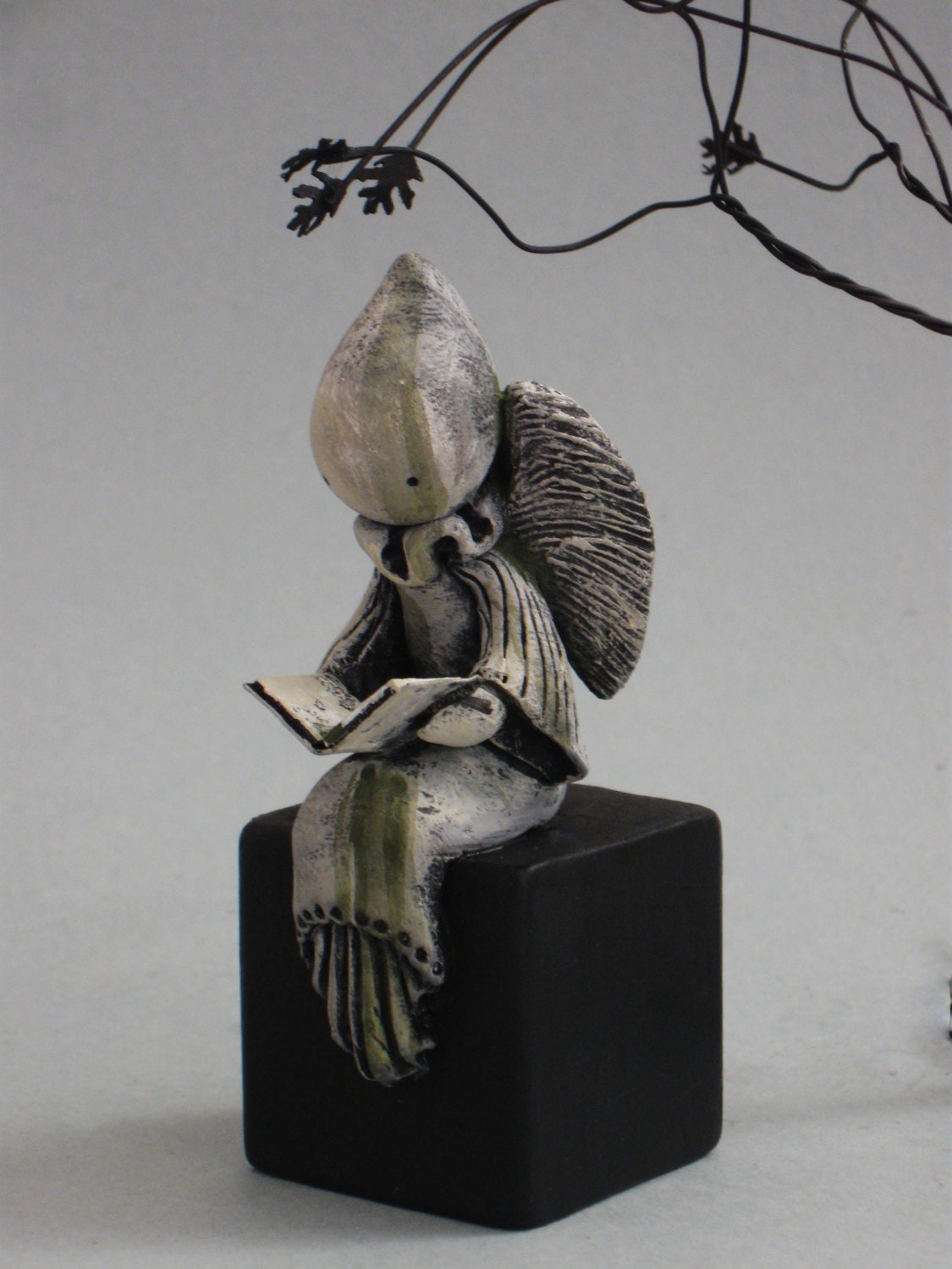 A Stone Angel Named Grace - Numbered Multiple Original Sculpture - 10 of 50 - Lisa Snellings