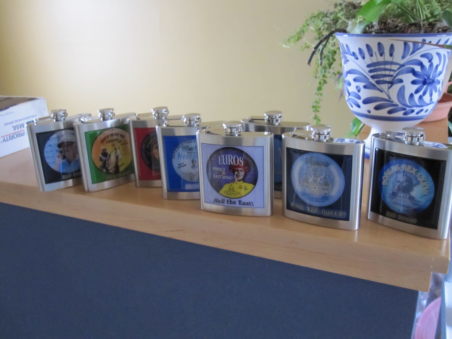 FLASK 5 Groomsmen or Bridesmaid Hip Flask Gifts For The Wedding Party