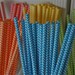 Chevron Paper Straws-Primary colors-bold colors-red-green-orange-blue-yellow-bright colored straws-birght paper straws