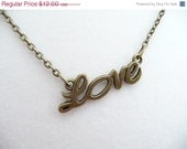 ON SALE Love Charm Necklace