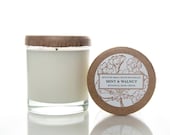 Mint & Walnut Essential Oil Aromatherapy Candle