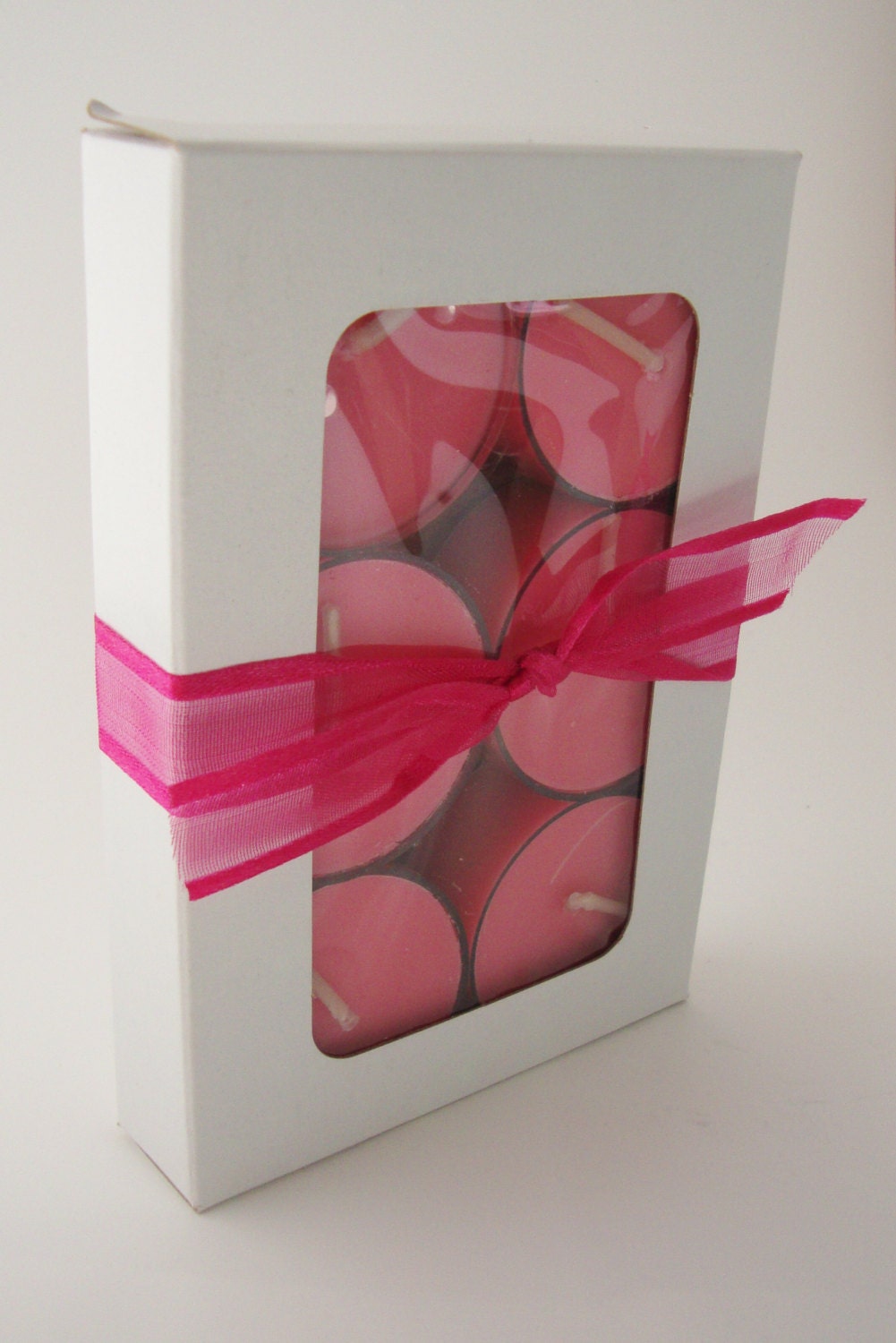 6 Sets of 6 Unscented Barbie Pink Tea Lights