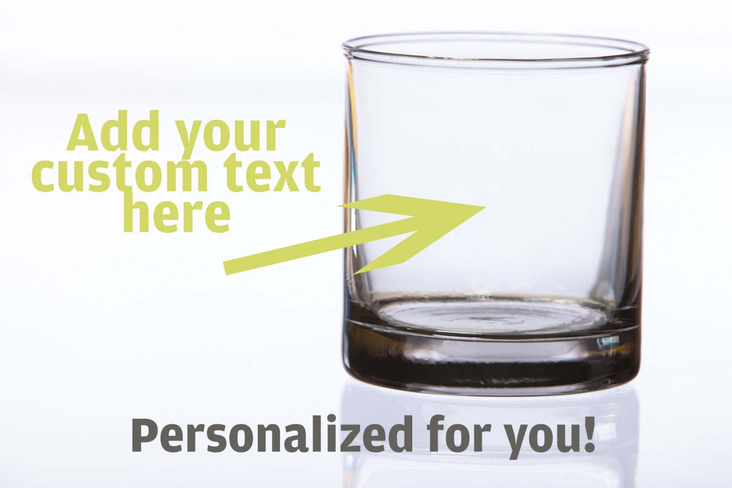 Say Your Name or Someone Else's - 2 Personalized Glasses Made for You