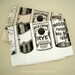 Lint-Free Cotton Tea Towel /// WHISKEY REBELLION (White)