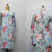 vintage 1930s barkcloth floral kimono jacket