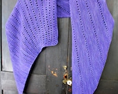 Dot To Dot Scarf Shawl Wrap Garter Stitch Knitting Pattern