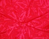 Super Neon Hawaiian Hibiscus Print Upcycled Umbrella Dog Rain Coat