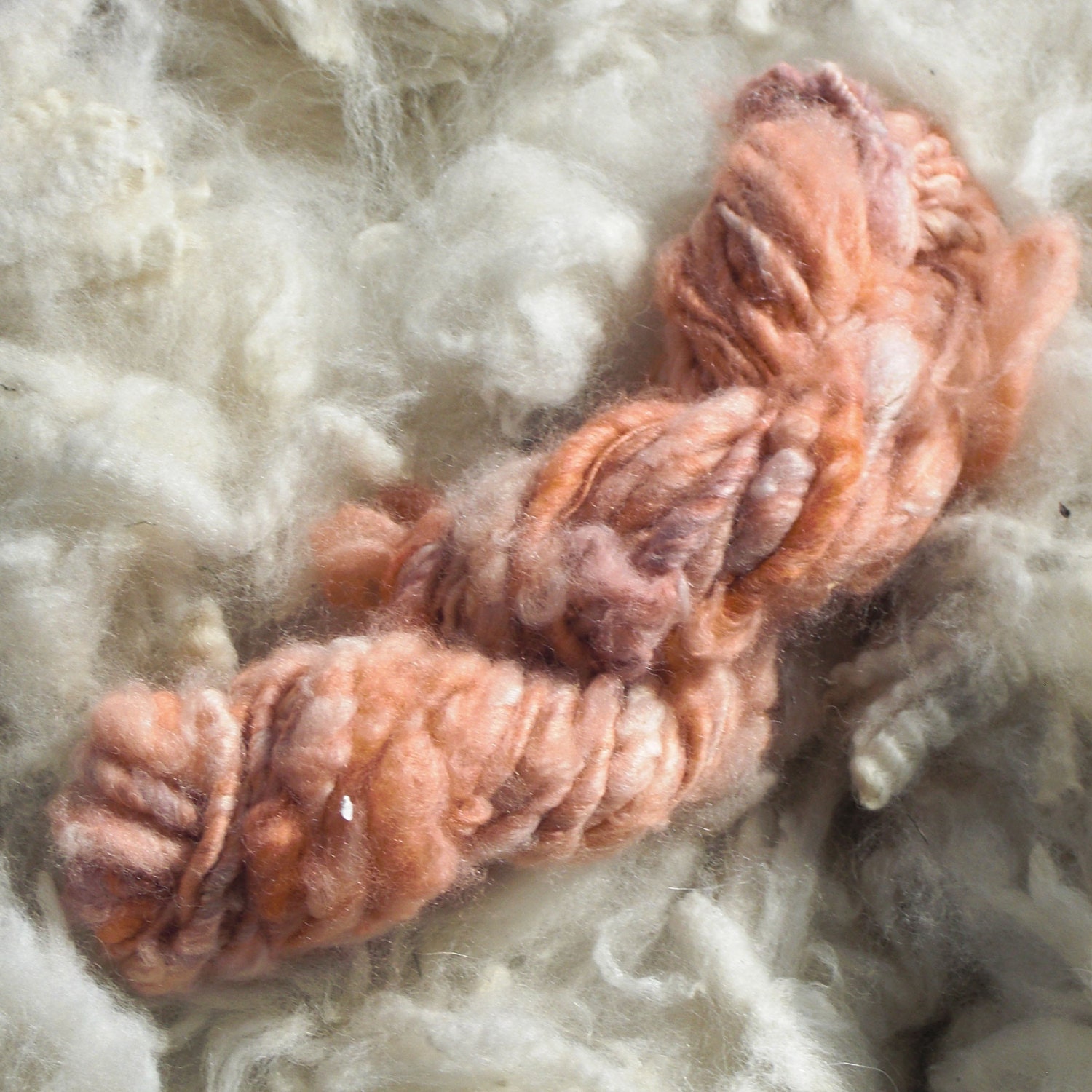 Soft alpaca handspun artyarn