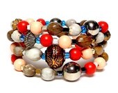 Coil Beaded Bracelet JONI Beading Divas Fundraiser