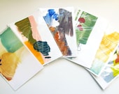 Set of Six Original Paintings, 4 x 6" - Your choice - buy 5 get 6th free