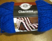 Destash - Supply - Yarn - Skein - Michael's Loops and Threads - Charisma - Royal - Blue