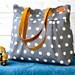 POLKA DOT Gray Purse- 6 Pockets