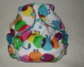 Caterpillar one size fleece diaper  wrap
